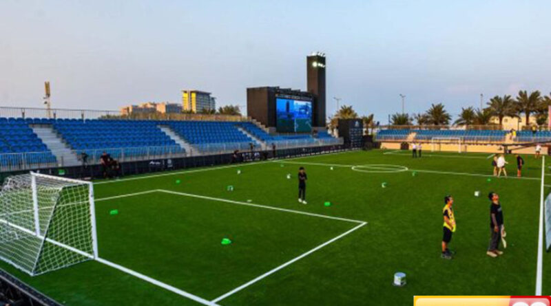 berapa ukuran standar lapangan minifootball
