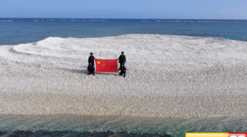 di mana pulau sandy cay yang diklaim china dan filipina sebagai wilayahnya