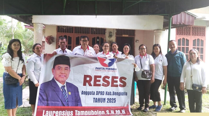 gelar reses legislator perindo laurensius tampubolon berjuang maksimal wujudkan aspirasi masyarakat bengkalis