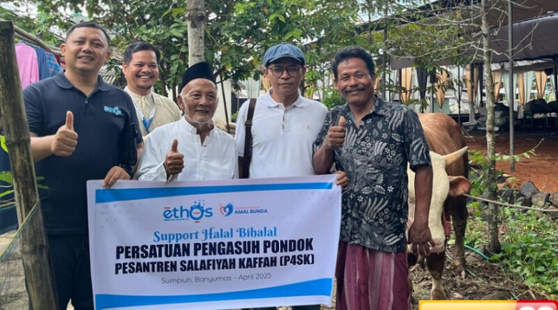 halalbihalal pesantren salafiyah kaffah se jateng dan diy ethos salurkan ekor 5 sapi