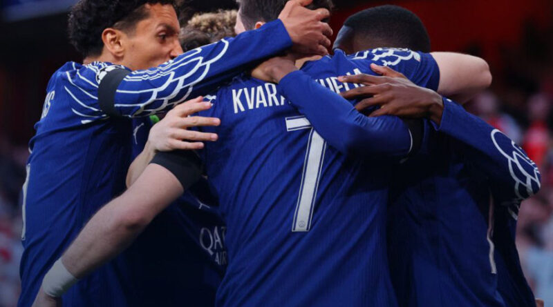 hasil arsenal vs psg skor 0 1 gol kilat ousmane dembele akhiri kutukan les parisiens