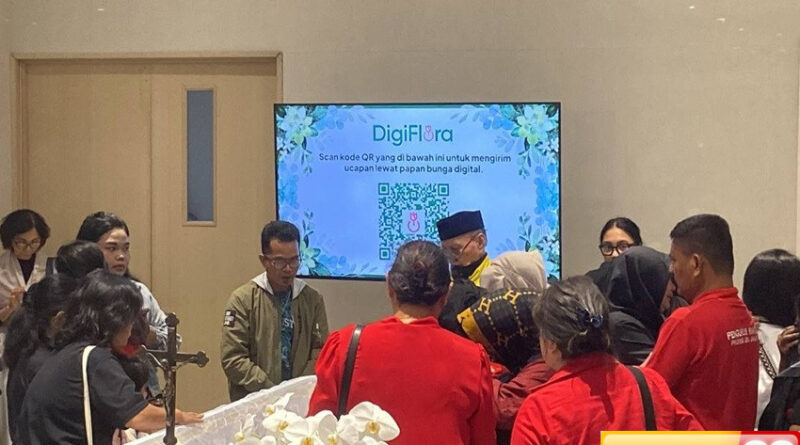 jenazah brando susanto disemayamkan di rumah duka carolus simpatisan pdip berdatangan