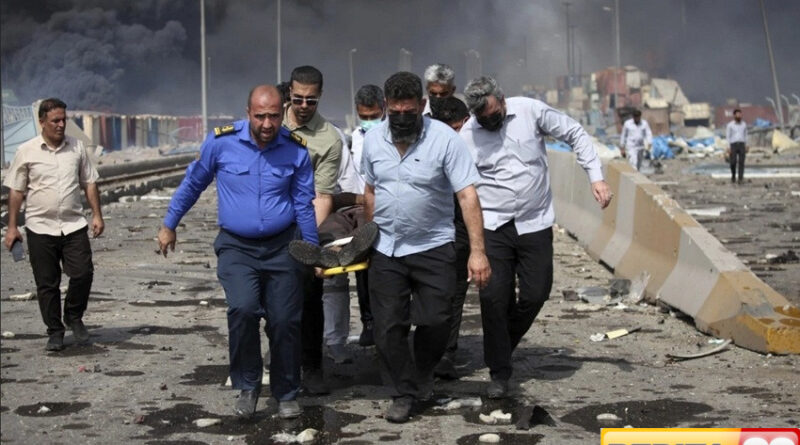 ledakan dahsyat guncang pelabuhan iran kemlu pastikan tak ada wni jadi korban