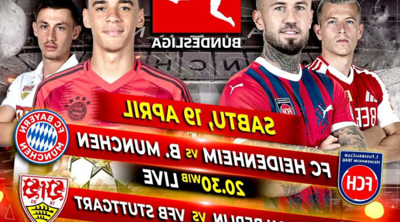 live di inews malam ini heidenheim vs bayern munchen dan union berlin vs stuttgart