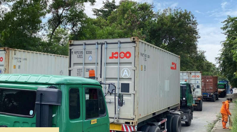 macet horor masih terjadi di jalan cakung cilincing jakarta utara