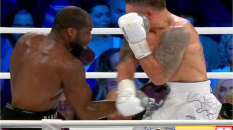 oleksandr usyk vs daniel dubois 2 dan kontroversi low blow bla bla bla
