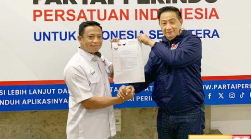 resmi pimpin partai perindo maluku welhelm daniel kurnala targetkan 1 fraksi di pileg 2029