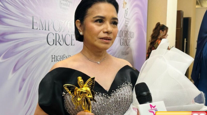ruth sahanaya terima indonesias beautiful women 2025 berkat dedikasi di industri musik