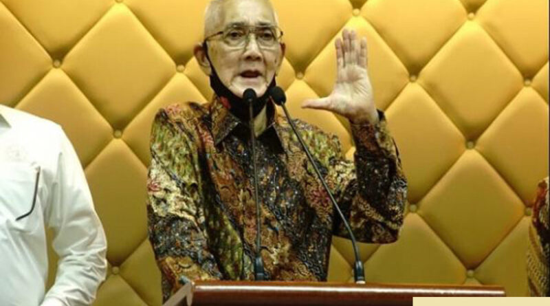 siapa jenderal tni purn try sutrisno panglima tni era orba yang dukung pergantian wapres gibran