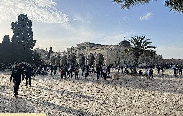 video ai pengeboman masjid al aqsa beredar luas rakyat palestina marah