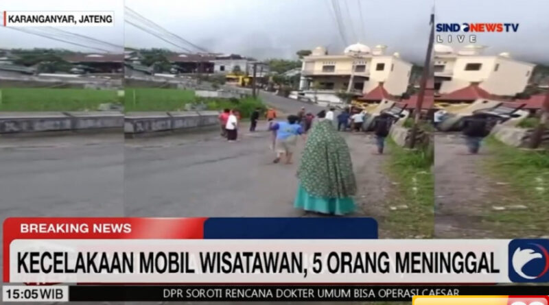 5 fakta kecelakaan maut minibus pengangkut wisatawan di karanganyar nomor 4 bikin syok