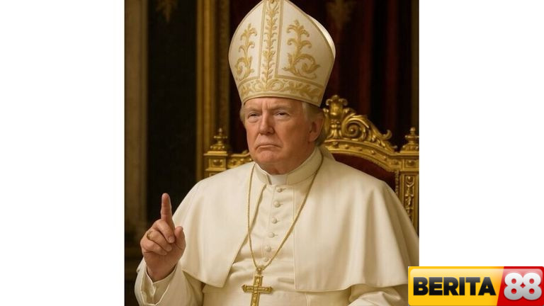 5 fakta viralnya foto ai donald trump sebagai paus netizen sebut anti kristus
