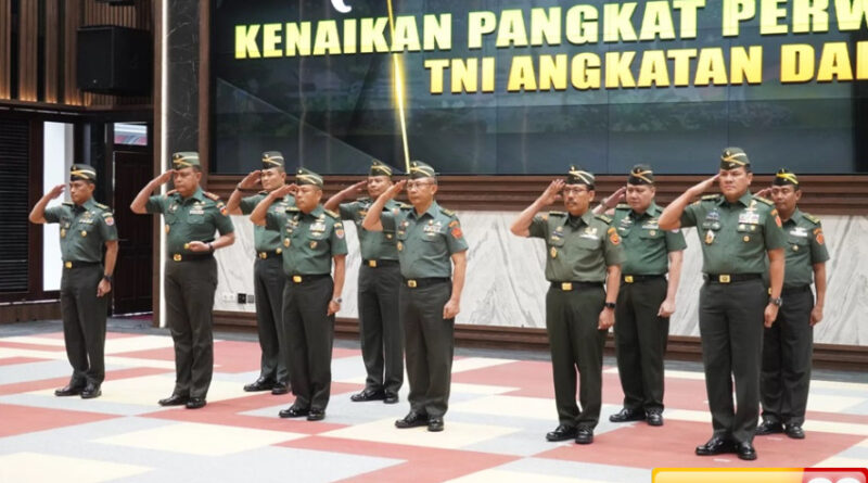 6 pati baru tni bintang 1 kogabwilhan i iii usai mutasi mei 2025 ini daftar namanya