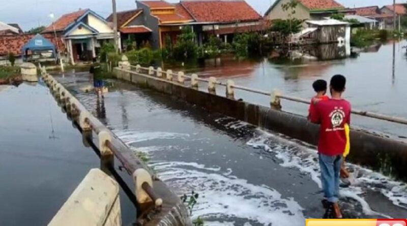 banjir rob ancam pesisir utara jakarta akibat fenomena bulan purnama ini wilayah terdampak