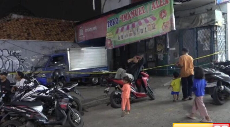 bekasi geger pemilik toko sembako ditemukan tewas bersimbah darah