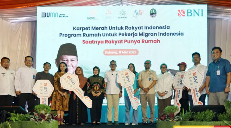bni kementerian pkp kp2mi dan bp tapera hadirkan kpr terjangkau bagi pmi