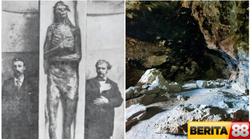 bukti raksasa pernah hidup di bumi terlihat di gua nevada