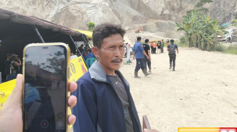 cerita sopir truk selamat dari longsor gunung kuda cirebon sempat tertimbun batu 30 menit