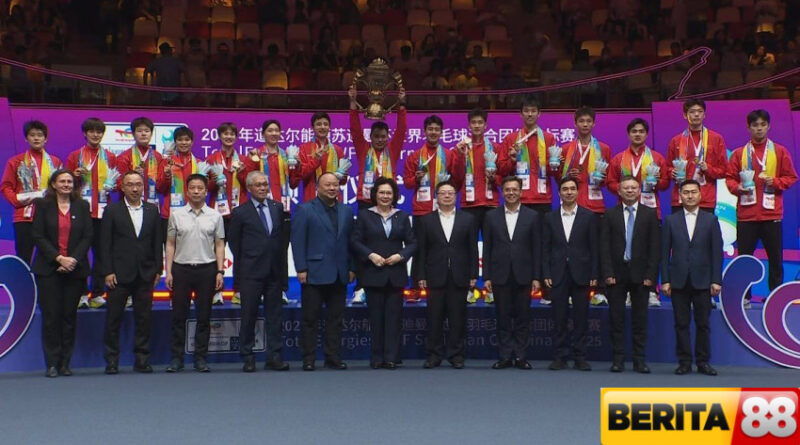 china juara piala sudirman 2025 usai kalahkan korea selatan 3 1