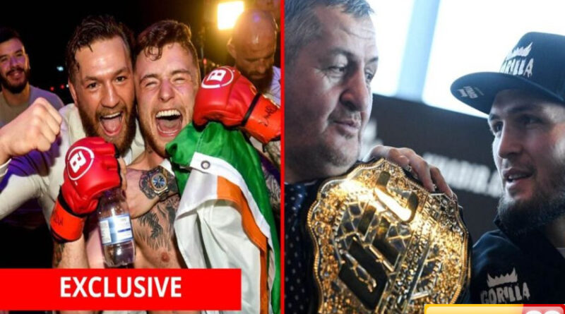 detik detik mencekam saat ayah khabib nurmagomedov lindungi james gallagher dari lemparan botol fans mma rusia