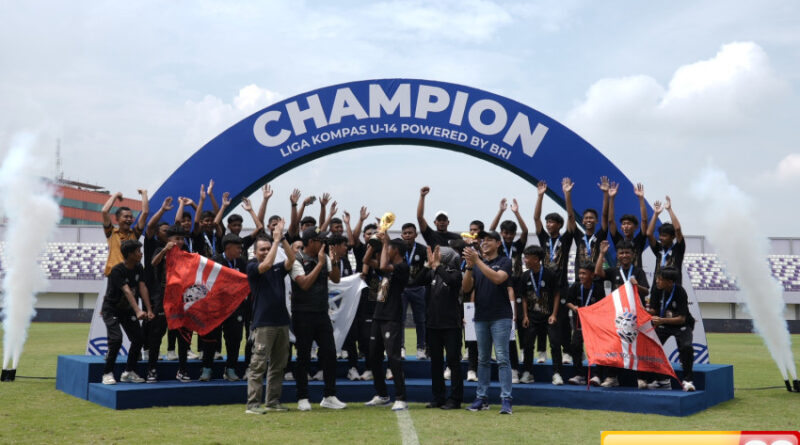 didukung bri liga kompas u 14 jadi ajang pembinaan sepak bola usia dini terbesar di indonesia