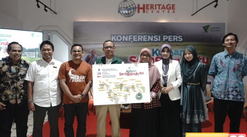 dompet dhuafa salurkan 35000 hewan kurban ke penjuru nusantara hingga palestina