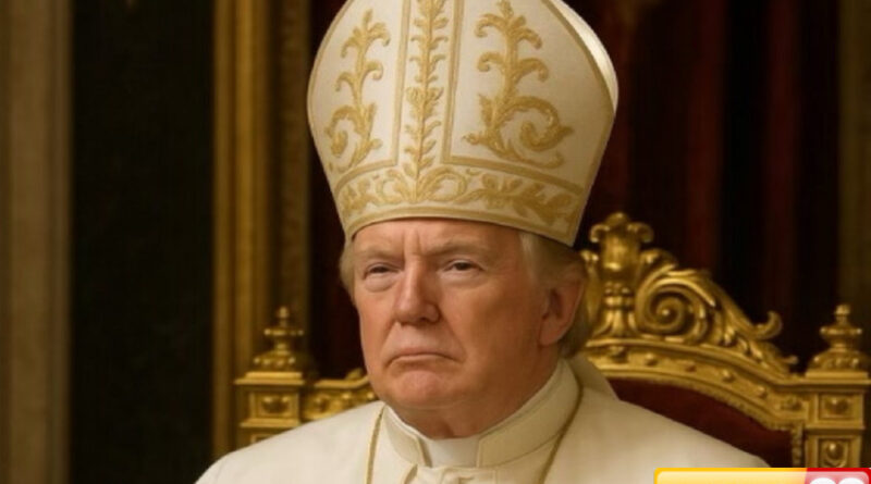 donald trump unggah gambar dirinya sebagai paus picu kemarahan katolik
