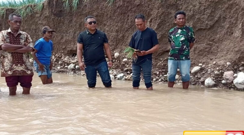 dorong kesejahteraan petani legislator partai perindo kupang salomiel arnius buraen soroti dampak abrasi di sumlili