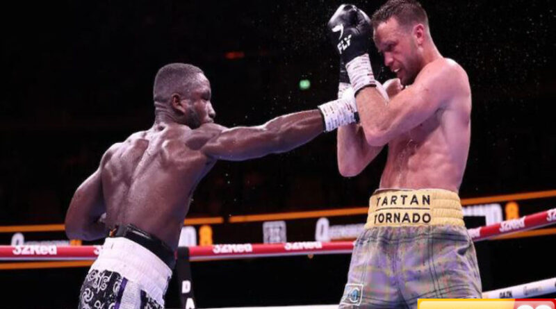 ekow essuman permalukan eks juara tak terbantahkan josh taylor