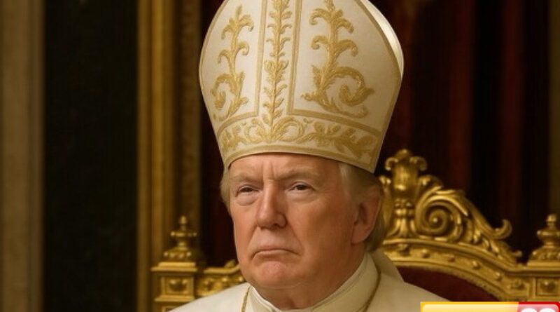 gambar ai donald trump jadi paus picu reaksi keras