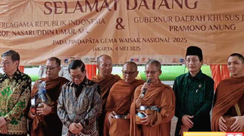 gema waisak pindapata nasional ini pesan menag nasaruddin umar
