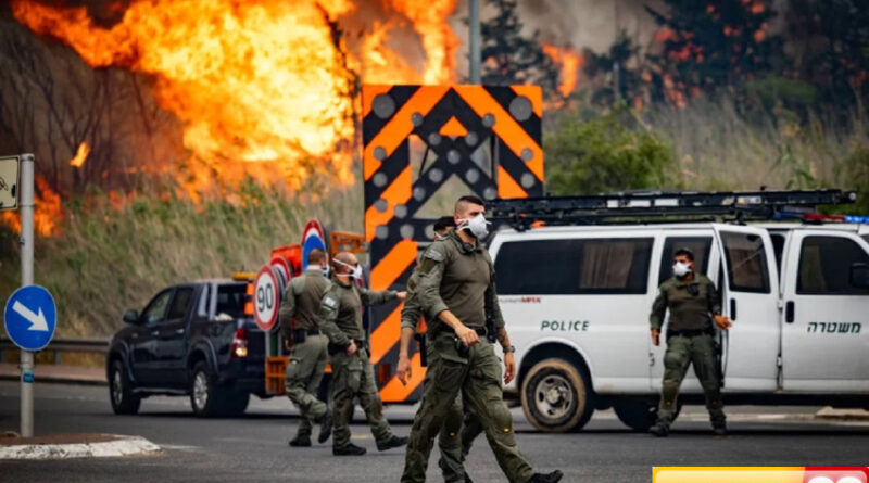 israel dilanda kebakaran hebat ini respons hamas