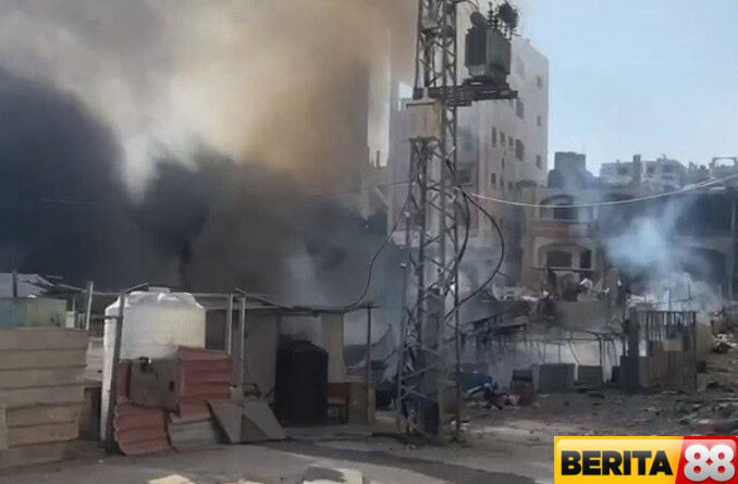 israel serang rumah sakit al awda di gaza hampir 100 orang tewas