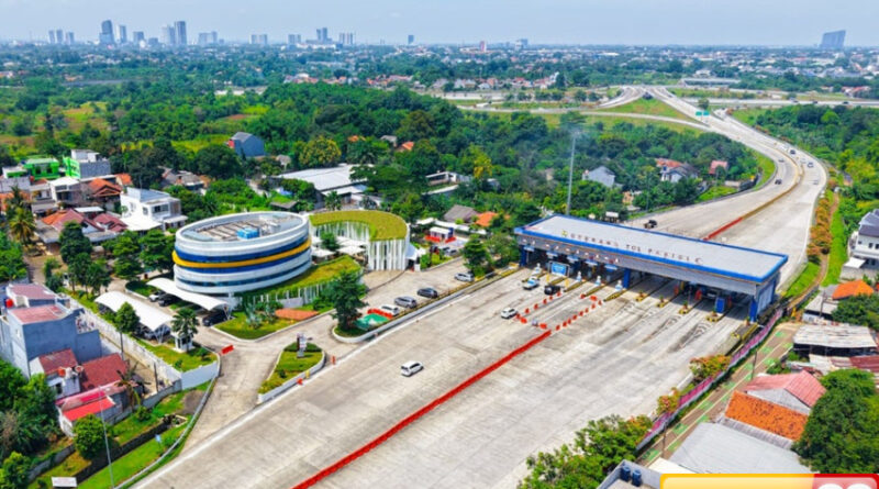 jalan tol kunciran serpong tingkatkan kualitas dan estetika