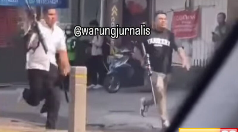 kasus bentrokan di kemang jaksel 25 orang diamankan 9 jadi tersangka