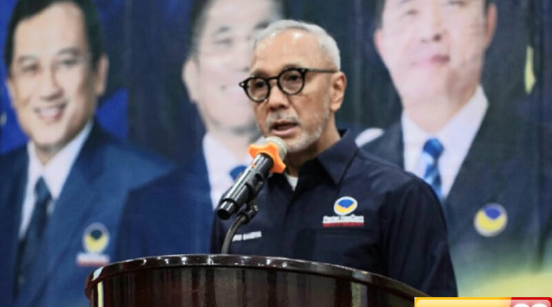 ketua dpp partai nasdem membangun partai harus bersama dan seirama