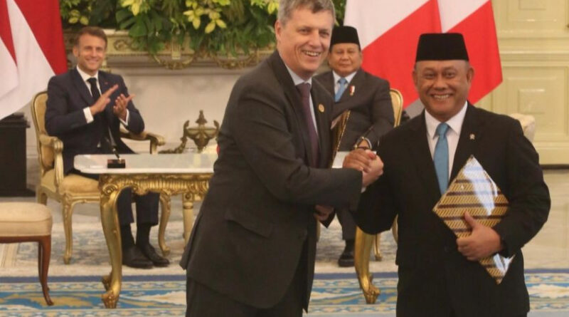 kunjungan macron ke indonesia danone perkuat kerja sama dengan bgn