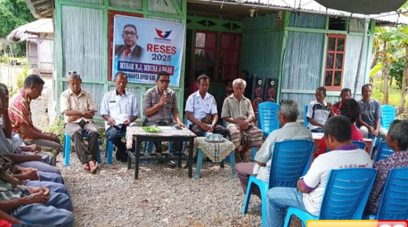 legislator partai perindo mesak mbura perjuangkan pemerataan pembangunan di kupang timur