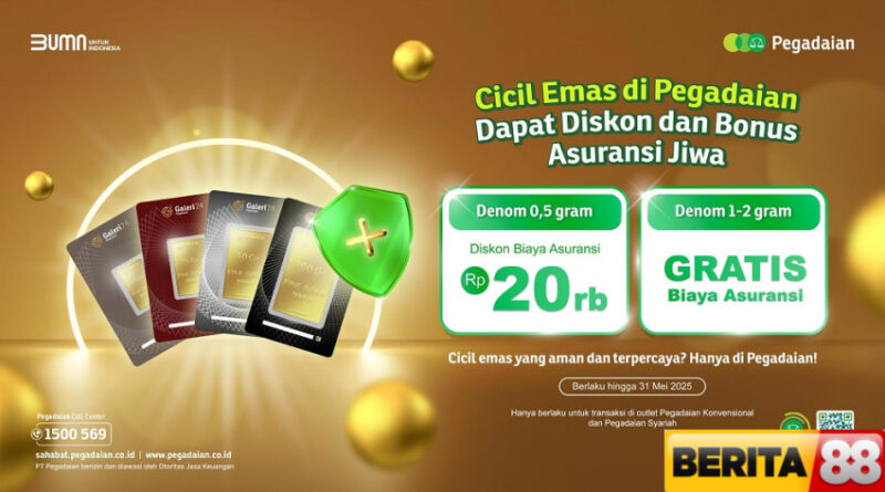 manfaat ganda cicil emas di pegadaian investasi dan asuransi jiwa