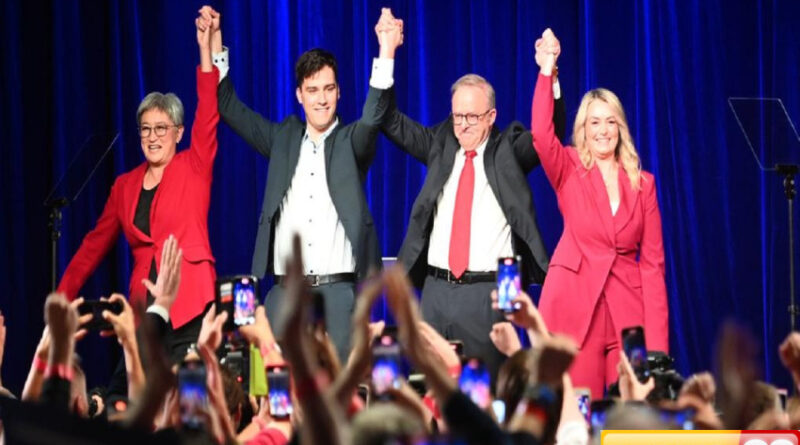 menang pemilu australia pm anthony albanese dan tunangannya umbar ciuman