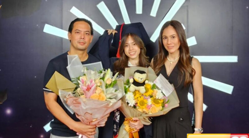 momen manis wulan guritno dan mantan suami rayakan kelulusan putri tercinta