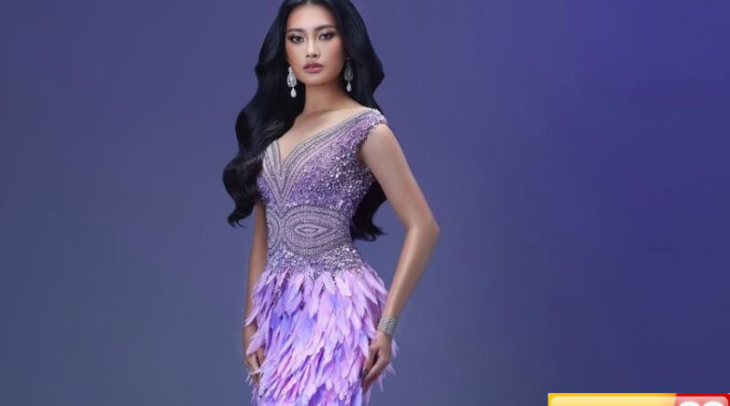 monica kezia tampil bak dewi dalam gaun ungu kristal di grand final miss world 2025