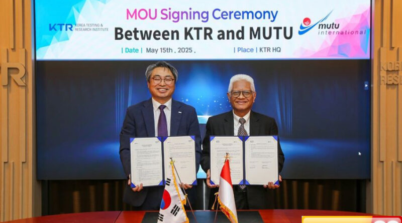 mutu international gandeng ktr korea perluas layanan sertifikasi karbon nasional