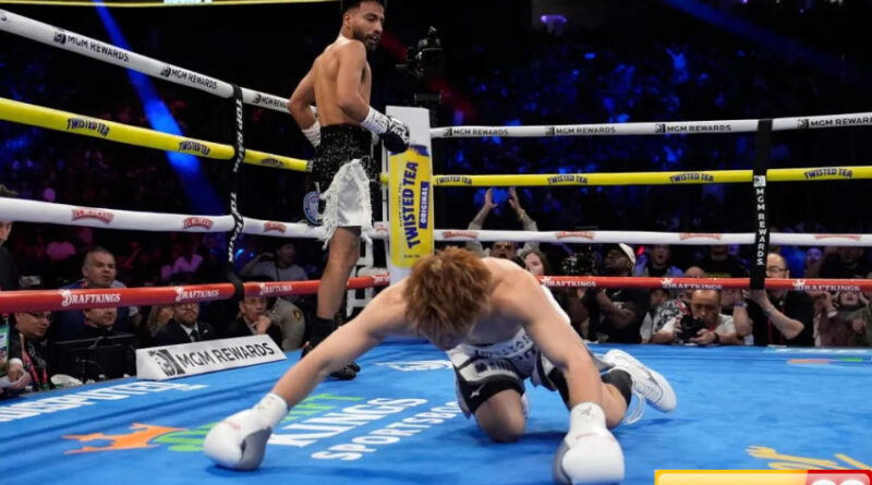 naoya inoue dijatuhkan sang monster ko bertahan di bantam super atau naik ke kelas bulu
