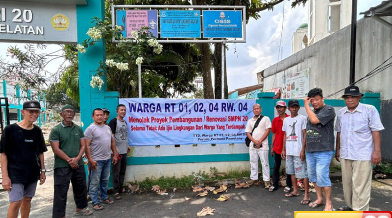 pembongkaran gedung smpn 20 diprotes warga pemkot tangsel beri penjelasan