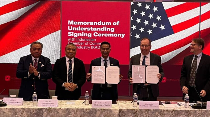 perkuat perdagangan kadin teken mou baru dengan kamar dagang as