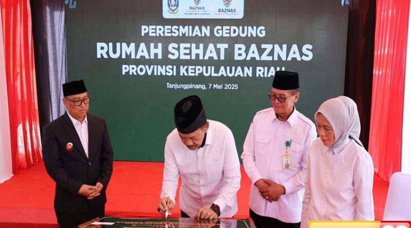 permudah akses kesehatan bagi masyarakat baznas ri resmikan rsb di kepulauan riau