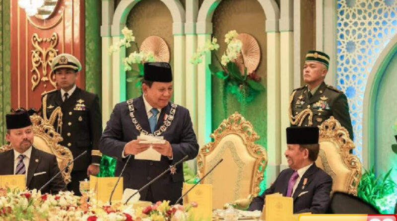 prabowo dianugerahi sultan brunei bintang darjah kerabat laila utama ini maknanya