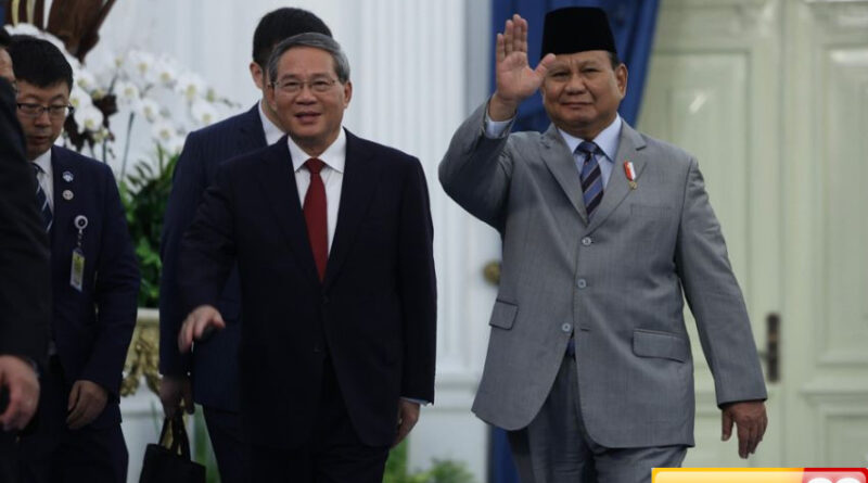 prabowo indonesia china sepakat ciptakan kawasan damai dan aman