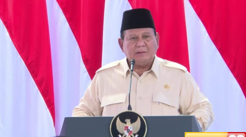 prabowo kekayaan indonesia masih banyak yang bocor dan tak sampai ke rakyat
